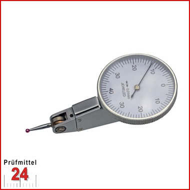 HORIZONTAL Fühlhebelmessgerät mit RUBIN-TASTER 0,8 mm
Zifferblatt ø 38 Modell: 3818R 
Messeinsatz: 14,5 mm Abl. 0,01mm