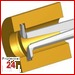 Kroeplin Schnelltaster Digital 10 - 25 mm
für Innen Nutenmessung Typ: G010
Ziffernschrittwert Zw: 0,001 / 0,002 / 0,005 / 0,01 mm
Max. Tastarmlänge L: 46 mm