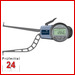 Kroeplin Schnelltaster Digital Messbereich:  90 - 120   mm
für Innen Nutenmessung Typ:  G390  
Skalenteilungswert Skw: 0,02 mm
Max. Tastarmlänge L: 132 mm