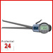 Kroeplin Schnelltaster Digital Messbereich:  15 - 65   mm
für Innen Nutenmessung Typ:  G415  
Skalenteilungswert Skw: 0,02 mm
Max. Tastarmlänge L: 188 mm
