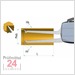 Kroeplin Schnelltaster Digital 60 - 80 mm
für Innen-Freistichmessung Typ: L2G60
Skalenteilungswert Skw:  0,001 / 0,002 / 0,005 / 0,01 / 0,02 / 0,05   mm
Max. Tastarmlänge: 85 mm
