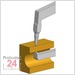 Kroeplin Schnelltaster Digital 0 - 20 mm
für Rohrwandmessung Typ: K2R20
Skalenteilungswert Skw:   0,001 / 0,002 / 0,005 / 0,01 / 0,02 / 0,05   mm
Max. Tastarmlänge: 85 mm