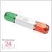 STEINLE 4311 Alu Prüfstifthalter 2,00 - 2,99 mm
mit Doppel-Spannung - Rot/Grün