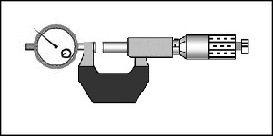 Feinzeigermessschraube