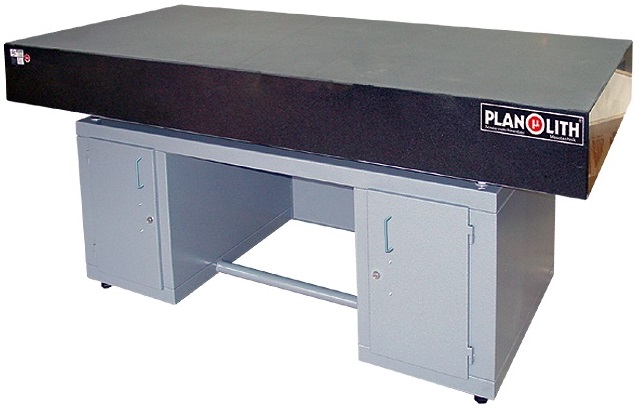 PLANOLITH Untergestell Schreibtischform für Granitplatten
