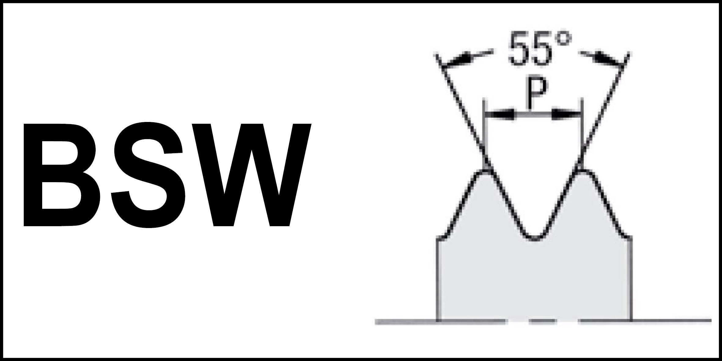 BSW - Whitworth Regelgewinde