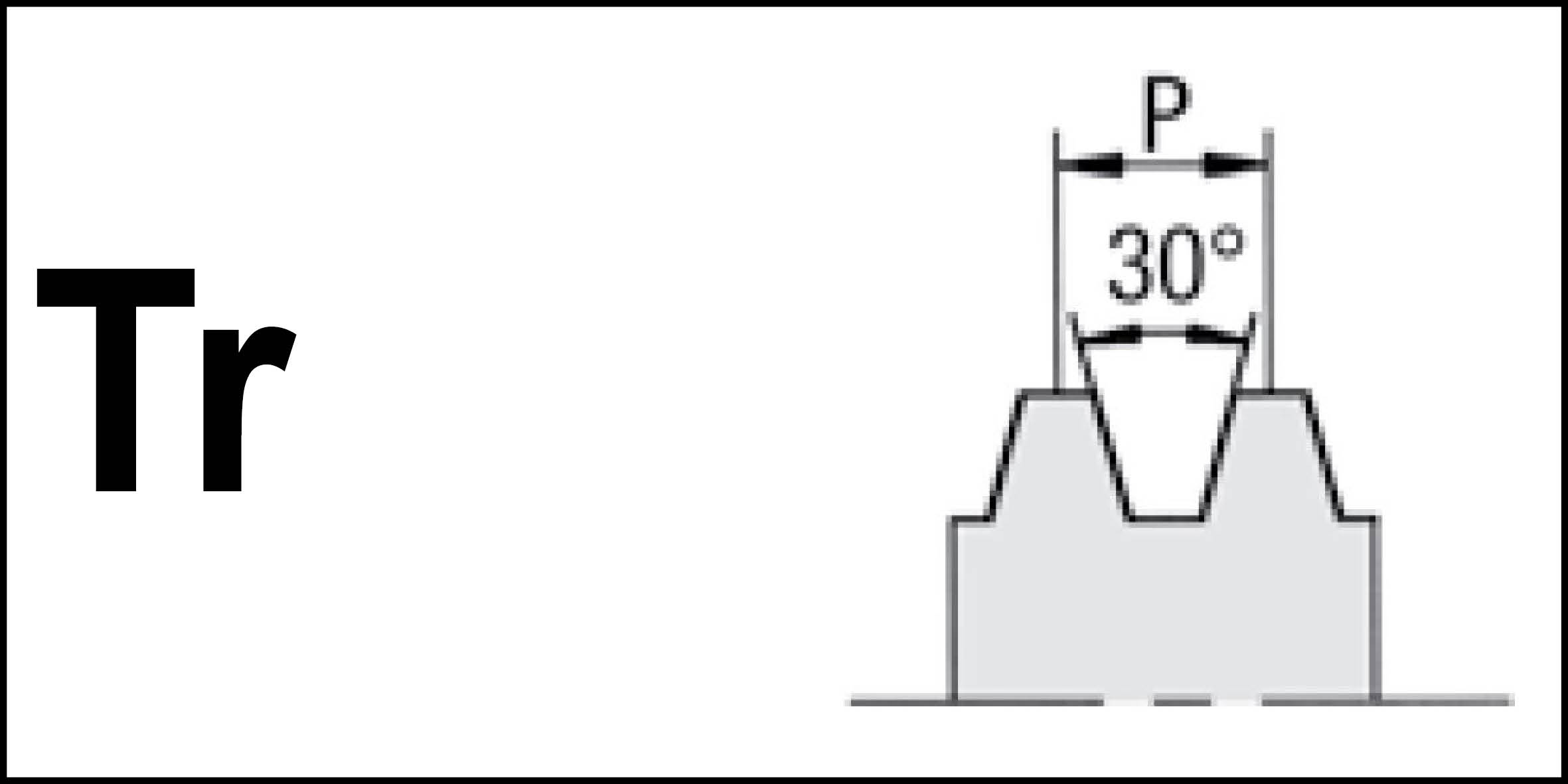Tr - Metrisches ISO-Trapez-Gewinde