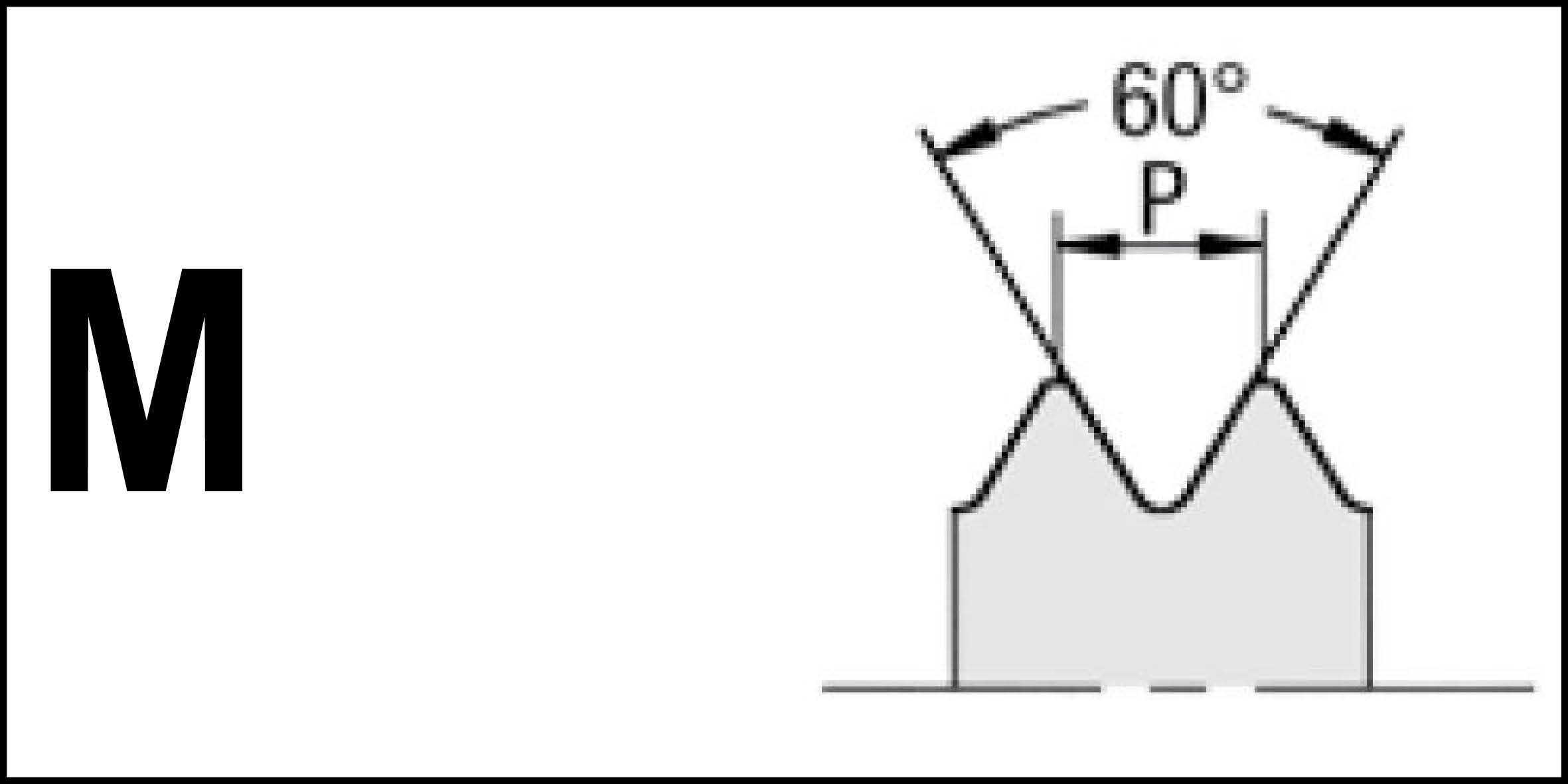 M - Metrisches Gewinde