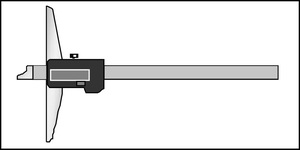 Tiefen Messschieber Digital