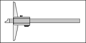 Tiefen Messschieber Analog