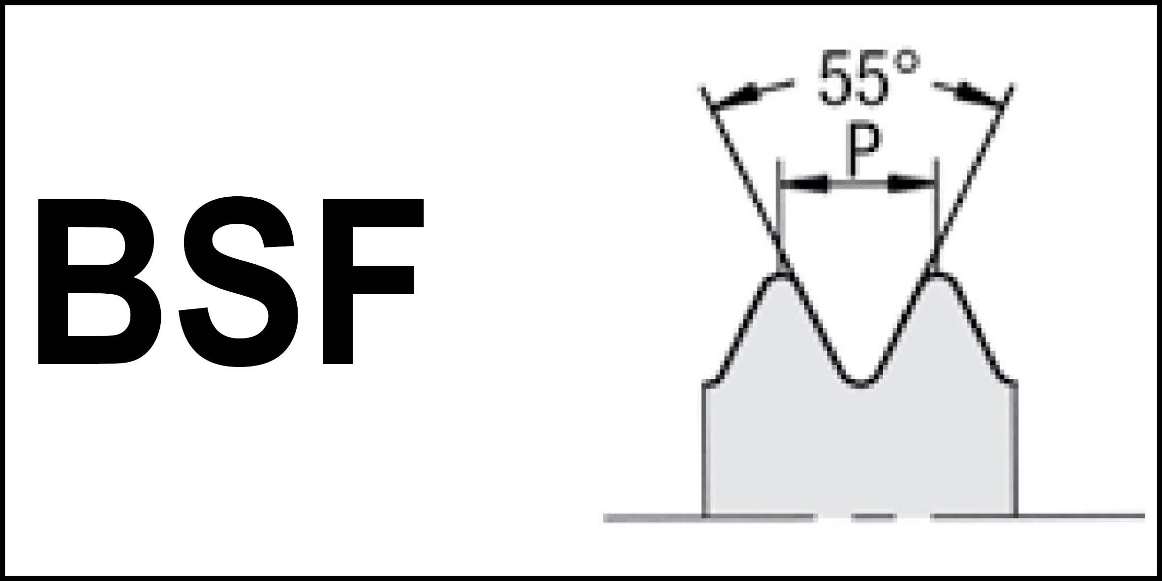 BSF - Whitworth Feingewinde