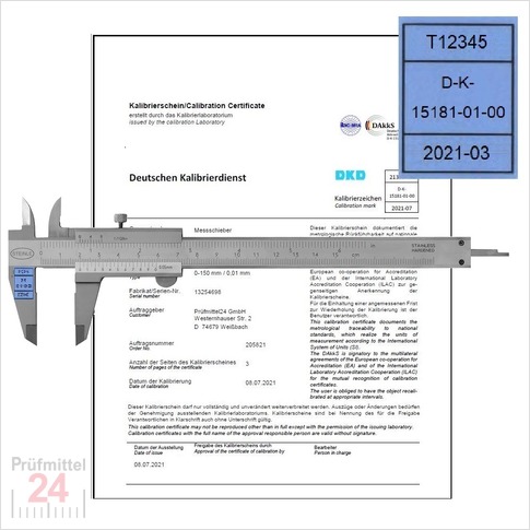 STEINLE 1102 Taschen Messschieber 150 mm -DAL-