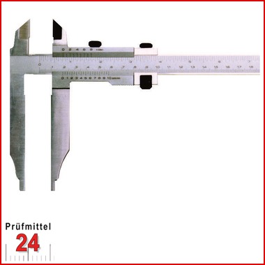 Werkstatt Messschieber 300 mm
mit Messerspitzen, 
Schnabel: 90 mm