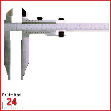 Werkstatt Messschieber 1000 mm
mit Messerspitzen, 
Schnabel: 300 mm