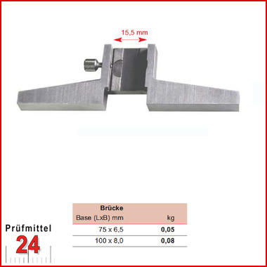 Tiefen Messanschlag 80 x 7,5 mm