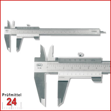 Mahr Taschen Messschieber 200 mm
MarCal 16GN, Ablesung: 0,02 mm
mit Feststellschraube 4100671