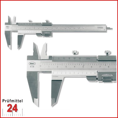 Mahr Taschen Messschieber 180 mm
MarCal 16GN, Ablesung: 0,02 mm
mit Feineinstellung 4100681