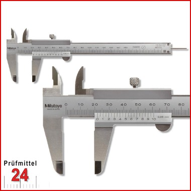 Mitutoyo Taschen Messschieber 150 mm
Serie 530, Ablesung: 0,05 mm
mit Feststellschraube 530-102
Tiefenmaß: Ø1,9mm