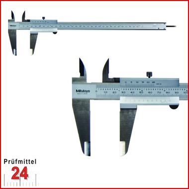 Mitutoyo Taschen Messschieber 300 mm
Serie 530, Ablesung: 0,02/1/1000" mm/inch
mit Feststellschraube 530-119