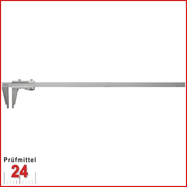 Mitutoyo Serie 160 mit Messschneiden  300 mm
Werkstattmessschieber 160-127
Schnabel: 75 mm, mit Feineinstellung