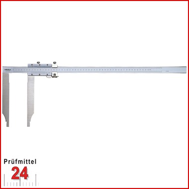 Mitutoyo Serie 534 mit langen Messschnäbel  1000 mm
Werkstattmessschieber 534-116
Schnabel: 200 mm, mit Feineinstellung