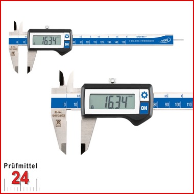 Digital Messschieber Helios Preisser 150 mm
DIGI-MET® 1320416
Tiefenmaß: Ø 1,9 mm
Datenausgang: nein