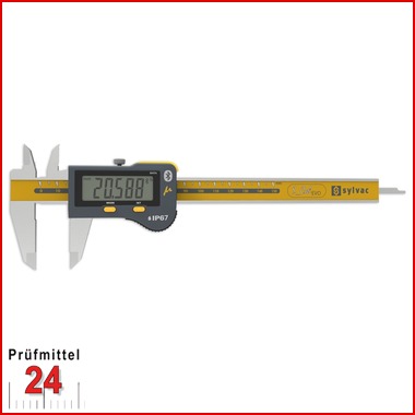 Sylvac IP67 Digital Messschieber  150 mm
S_Cal EVO µm PROXIMITY MICRON - 8109702
Daten Ausgang Proximity 
Tiefenmaß: eckig, 4 x 1.4 mm