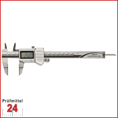 Mitutoyo IP67 Digital Wellennutenmessschieber 150 mm
Serie 573 mit extra dünnen Schnabel 573-634-20
mit Antriebsrolle