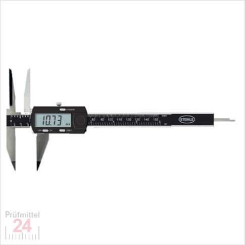STEINLE 1532 Sonder Messschieber 150 mm
mit Spitzem Schnabel und langen Kreuzspitzen