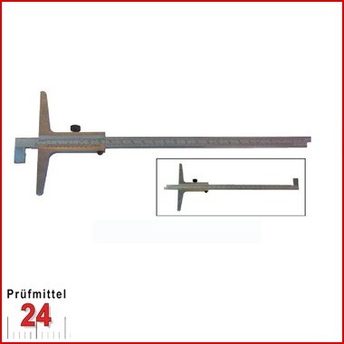 Tiefenmessschieber 500 mm
mit umsteckbarer Stange
Brückenlänge: 150 mm