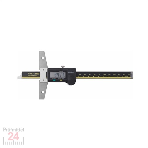 Mitutoyo ABSOLUTE Digimatic Tiefenmessschieber 150 mm  
571-201-30 / Serie 571 - Messbrücke: 100 mm 