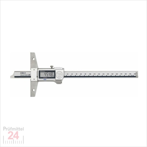 Mitutoyo ABSOLUTE Digimatic Tiefenmessschieber 200 mm IP67 
571-252-20 / Serie 571 - Messbrücke: 100 mm 