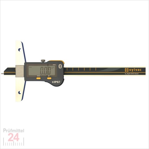 SYLVAC EVO Smart Tiefenmessschieber 300 mm IP67 mit Messstift
812-1536 / S_Depth - Messbrücke: 100 mm 