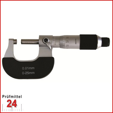 Bügelmessschraube 0 - 25 mm 
mit Friktionsratsche DIN 863