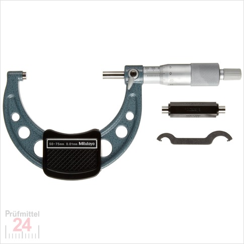 Mitutoyo Bügelmessschraube  50-75 mm 
103-139-10 Serie 103 Ablesung: 0,01 mm
Standard Werkstattausführung
Aktionspreis gültig bis 31.05.2025