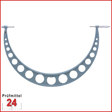 Mitutoyo Bügelmessschraube   900-1000 mm 
105-107 Serie 105 Ablesung: 0,01 mm
mit einstellbarem Amboss