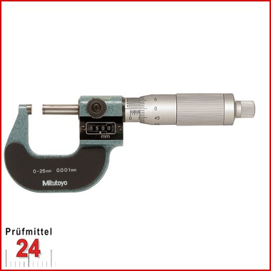 Mitutoyo Bügelmessschraube mit Zählwerk  0-25 mm 