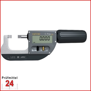 Digital Sylvac Messschraube 25-60 mm
S_Mike PRO - 9030602 - IP67
Messerförmige Tastspitzen 0,75x6,5