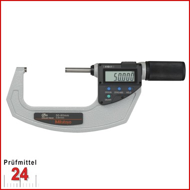 Mitutoyo Bügelmessschraube  50-80 mm IP 54
ABSOLUTE Digimatic  293-668-20 Serie 293 Ablesung: 0,001 mm
mit 10mm Spindelvorschub pro Umdrehung Quick Mikrometer
mit Datenausgang