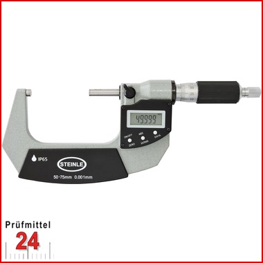 STEINLE Bügelmessschraube Mikrometer Micrometer Messschraube Digital 50-75 mm