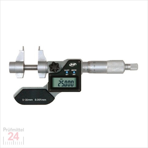 STEINLE 2303 Digitale 2-Linien Innenmessschraube  5 - 30 mm
mit gewölbten Messflächen IP65