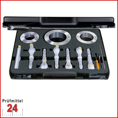 TESA Innen Messschraube im Satz  3,5 - 6,5   mm
 BAE  IMICRO, 00813409 
Inkl. Einstellring: 4 + 5,5 mm
Inhalt: 3,5 - 4 / 4 - 4,5 / 4,5 - 5,5 / 5,5 - 6,5 mm