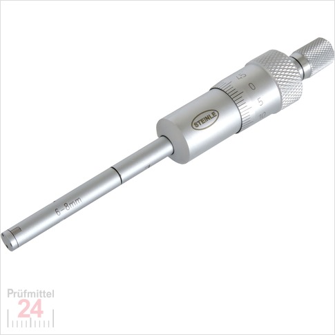 STEINLE 2310 Innenmessschraube 3-Punkt 6 - 8 mm
Ablesung: 0,001 mm
inkl. Einstellring: 8 mm