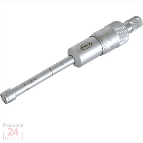 STEINLE 2310 Innenmessschraube 3-Punkt 8 - 10 mm
Ablesung: 0,001 mm
inkl. Einstellring: 8 mm