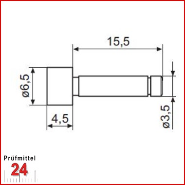 Mahr Messeinsetz 40 Ef
Planer Messeinsatz (6,5 mm)
4151794