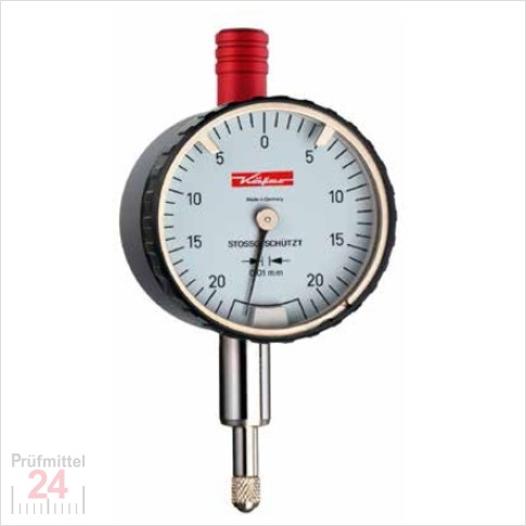 Käfer Messuhr 0 - 0.4 mm SI-45
Ablesung: 0,01 mm Sicherheitsmessuhr
Zffernblatt: 40 mm Zeigerumdrehung: 