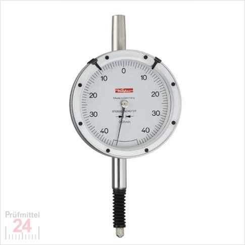 Käfer Messuhr 0 - 0.8 mm SI-90 W
Ablesung: 0,01 mm Sicherheitsmessuhr / öl- und wasserdicht
Zffernblatt: 58 mm Zeigerumdrehung: 