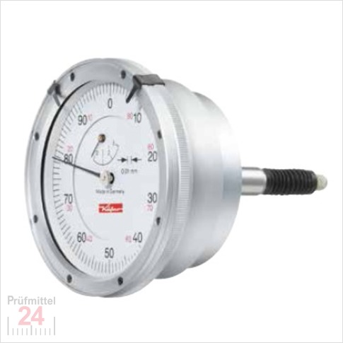 Käfer Messuhr 0 - 3 mm M 2 RW
Ablesung: 0,01 mm rückwärtiger Messbolzen / öl- und wasserdicht
Zffernblatt: 61 mm Zeigerumdrehung: 1 mm