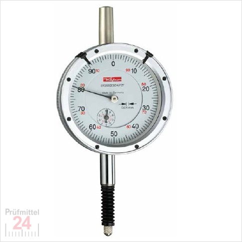 Käfer Messuhr 0 - 30 mm M 2/30 S wa
Ablesung: 0,01 mm wassergeschützt
Zffernblatt: 58 mm Zeigerumdrehung: 1 mm