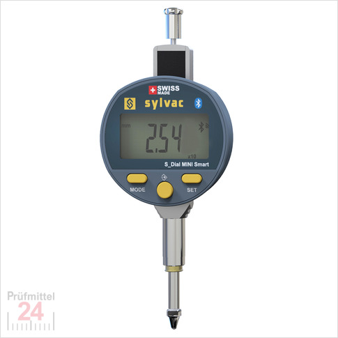 Digital Sylvac (Kleinmessuhren) Messuhr 12,5 mm
S_Dial Min Basic IP54 - 805.4121
Messkraft: 0.5 - 0.90 N / Ablesung: 0,01 mm 